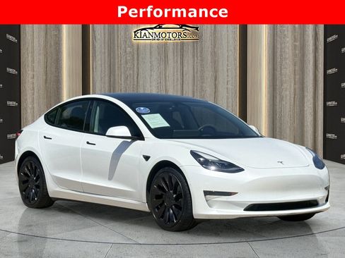 Used 2022 Tesla Model 3 Performance AWD/4WD image 1