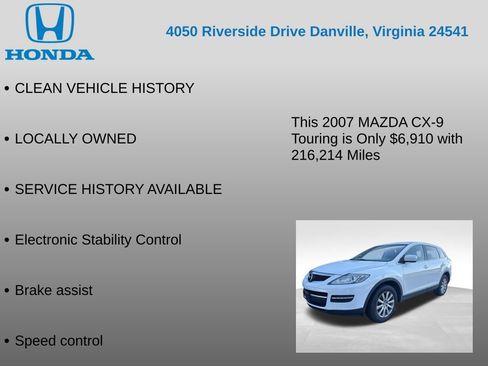 Used 2007 MAZDA CX-9 Touring FWD image 7