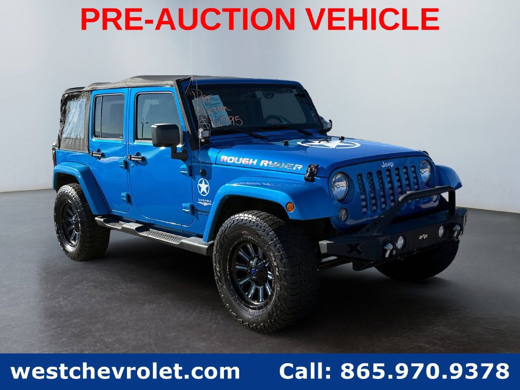 Used 2015 Jeep Wrangler Unlimited Sahara w/ Connectivity Group AWD/4WD image 1