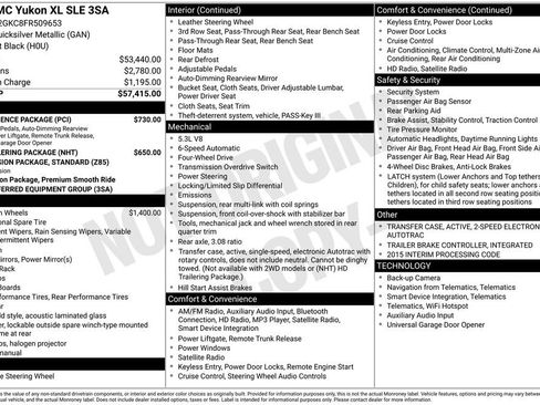 Used 2015 GMC Yukon XL SLE w/ Convenience Package image 25