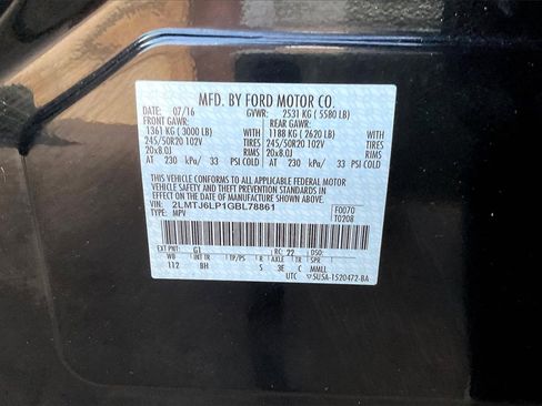 Used 2016 Lincoln MKX Reserve w/ Climate Package image 31