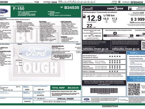 Certified 2025 Ford F150 Tremor w/ Tow/Haul Package AWD/4WD image 41