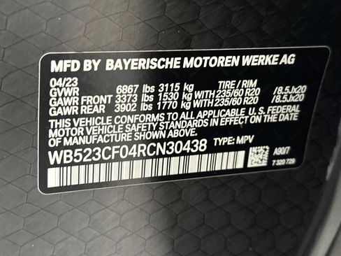 Certified 2024 BMW iX xDrive50 w/ Premium Package image 20