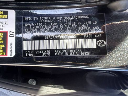 Used 2021 Lexus ES 300h w/ Accessory Package 2 image 14