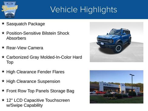 Used 2023 Ford Bronco Outer Banks w/ Sasquatch Package image 5