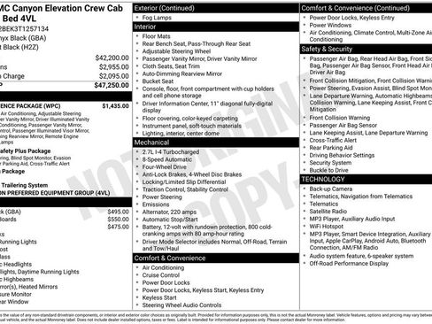 New 2026 GMC Canyon Elevation w/ Convenience Package AWD/4WD image 10