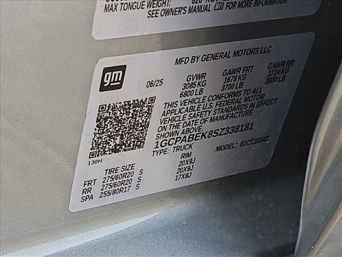 Certified 2025 Chevrolet Silverado 1500 Custom RWD image 23