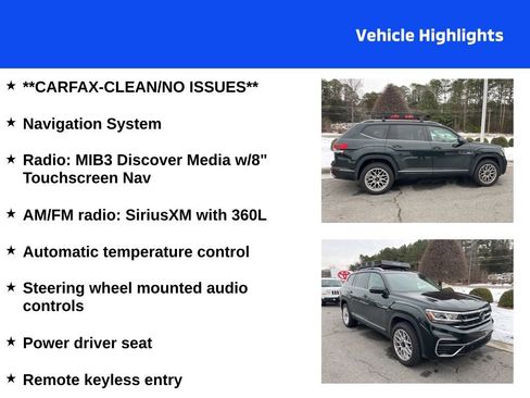 Used 2022 Volkswagen Atlas SEL R-Line image 4