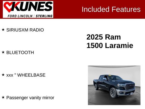 Used 2025 RAM 1500 Laramie AWD/4WD image 3