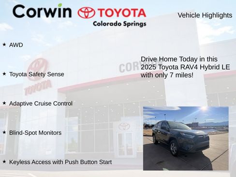 Used 2025 Toyota RAV4 LE image 7