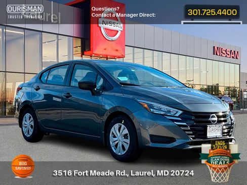 New 2025 Nissan Versa S w/ Trunk Package image 1