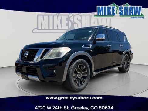 Used 2017 Nissan Armada Platinum w/ Captain Seat Package AWD/4WD image 1