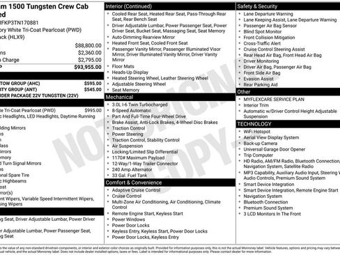 Used 2026 RAM 1500 Tungsten w/ Trailer Tow Group AWD/4WD image 24