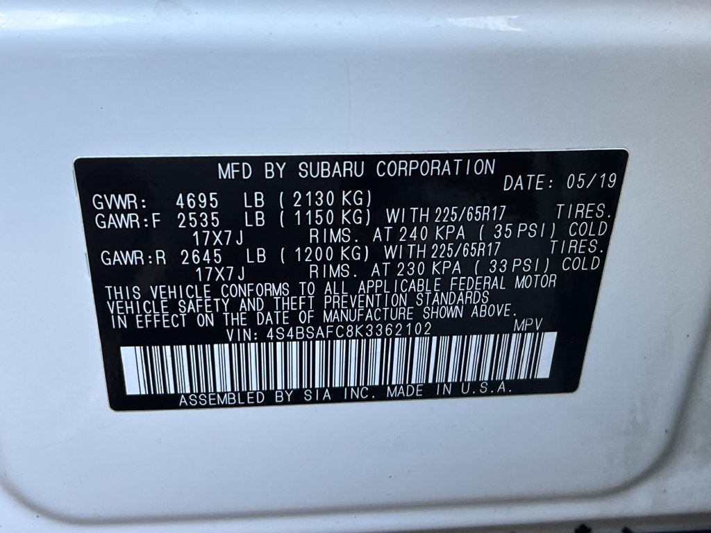 Used 2019 Subaru Outback 2.5i Premium AWD/4WD image 26