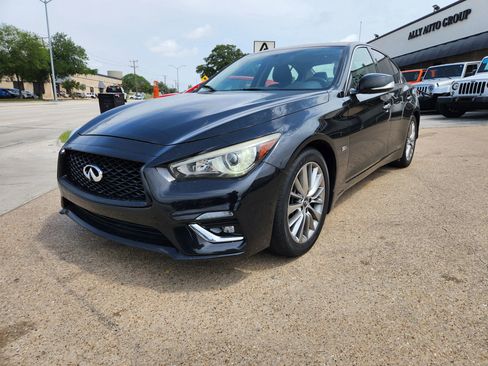 Used 2018 INFINITI Q50 Luxe w/ Essential Package (3.0T Luxe) RWD image 1