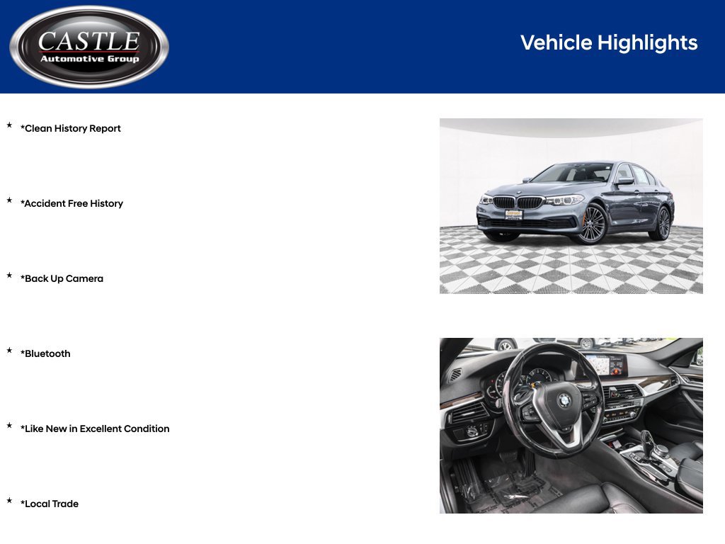 Used 2019 BMW 530i xDrive w/ Convenience Package AWD/4WD image 4