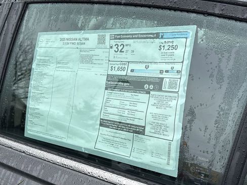New 2025 Nissan Altima 2.5 SV image 15