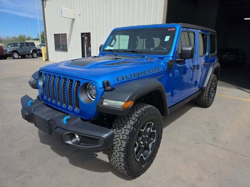 Used 2023 Jeep Wrangler Unlimited Rubicon 4xe w/ Cold Weather Group AWD/4WD image 1