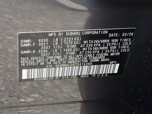 New 2026 Subaru Ascent Bronze Edition image 11