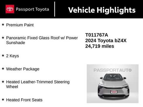 Certified 2024 Toyota bZ4X XLE image 15