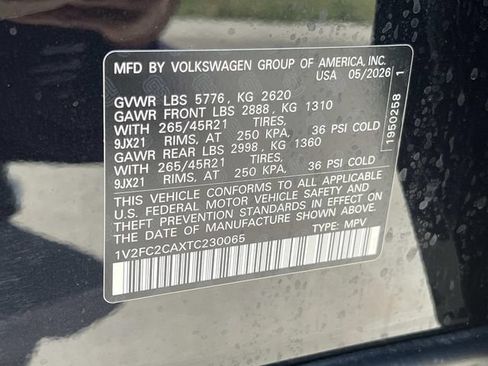 New 2026 Volkswagen Atlas Cross Sport SEL Premium R-Line AWD/4WD image 28