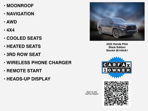 Used 2025 Honda Pilot Black Edition image 7