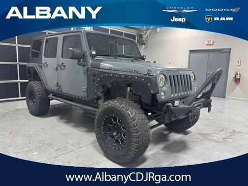 Used 2014 Jeep Wrangler Unlimited Rubicon w/ Max Tow Package AWD/4WD image 1