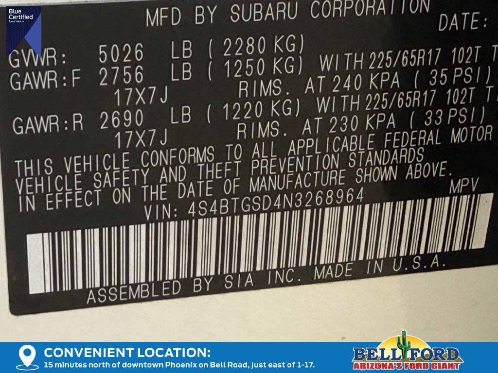 Used 2022 Subaru Outback Wilderness AWD/4WD image 32