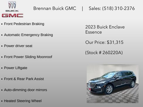 Certified 2023 Buick Enclave Essence w/ Experience Buick Package AWD/4WD image 12