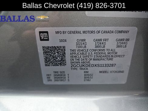 Certified 2025 Chevrolet Silverado 1500 LT AWD/4WD image 23