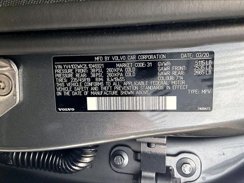 Used 2020 Volvo V60 T5 Cross Country w/ Cross Country Pro Package image 36