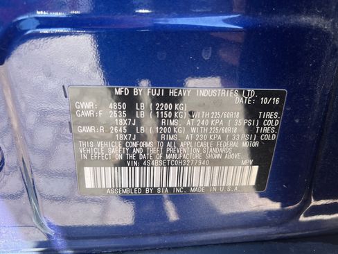 Used 2017 Subaru Outback 3.6R Touring image 36