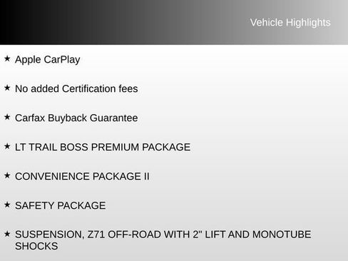 Certified 2023 Chevrolet Silverado 1500 LT Trail Boss w/ LT Trail Boss Premium Package image 30