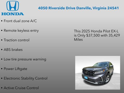 Used 2025 Honda Pilot EX-L image 7