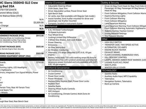 Used 2025 GMC Sierra 3500 SLE w/ SLE Convenience Package AWD/4WD image 17