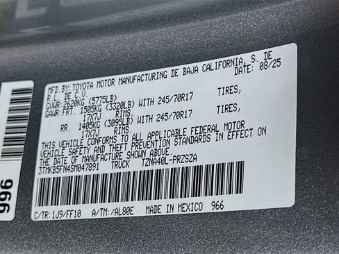 Certified 2025 Toyota Tacoma SR5 RWD image 31