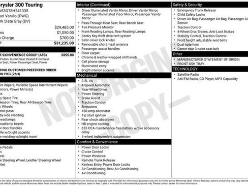 Used 2008 Chrysler 300 Touring w/ Comfort/Convenience Group RWD image 38