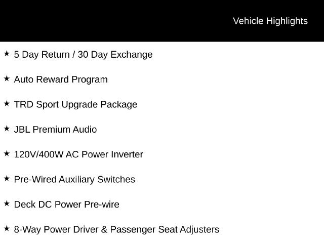 Used 2024 Toyota Tacoma TRD Sport w/ TRD Sport Upgrade Package AWD/4WD image 6