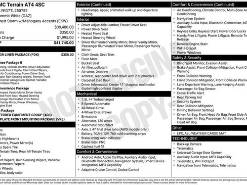 New 2026 GMC Terrain AT4 w/ LPO, Floor Liner Package AWD/4WD image 37