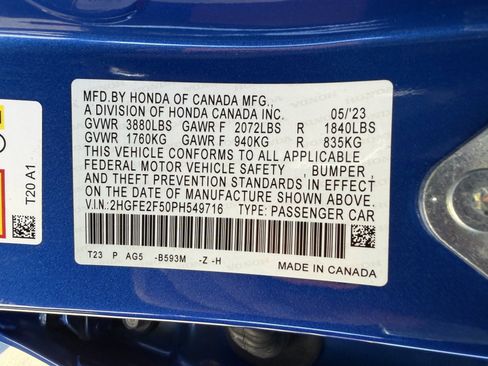 Used 2023 Honda Civic Sport image 40