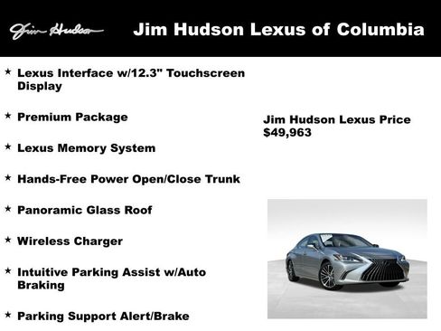 Certified 2025 Lexus ES 350 w/ Premium Package image 4