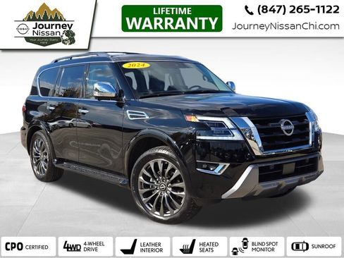 Used 2024 Nissan Armada Platinum w/ Captain's Chairs Package image 1