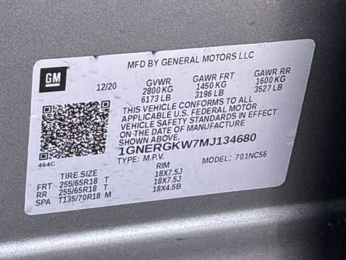 Used 2021 Chevrolet Traverse LT FWD image 38