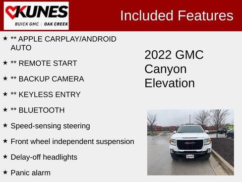 Used 2022 GMC Canyon Elevation image 2