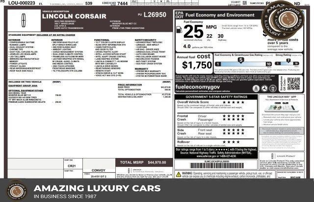 Used 2023 Lincoln Corsair Reserve FWD image 1