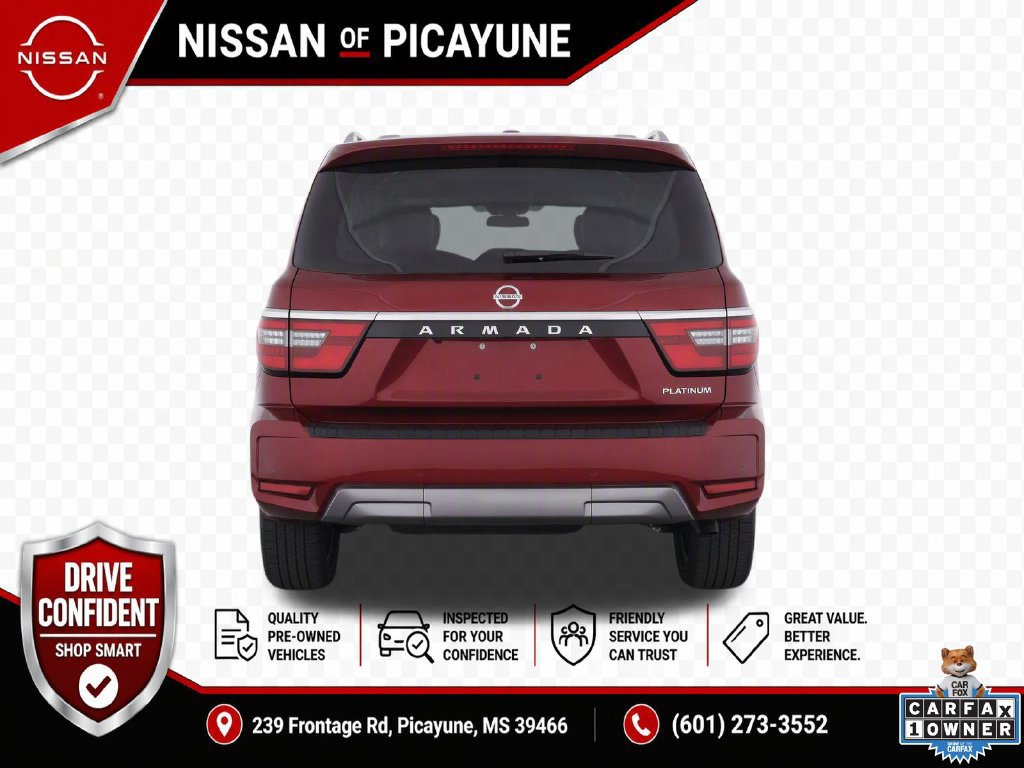 Certified 2023 Nissan Armada Platinum w/ Captain's Chairs Package RWD image 4