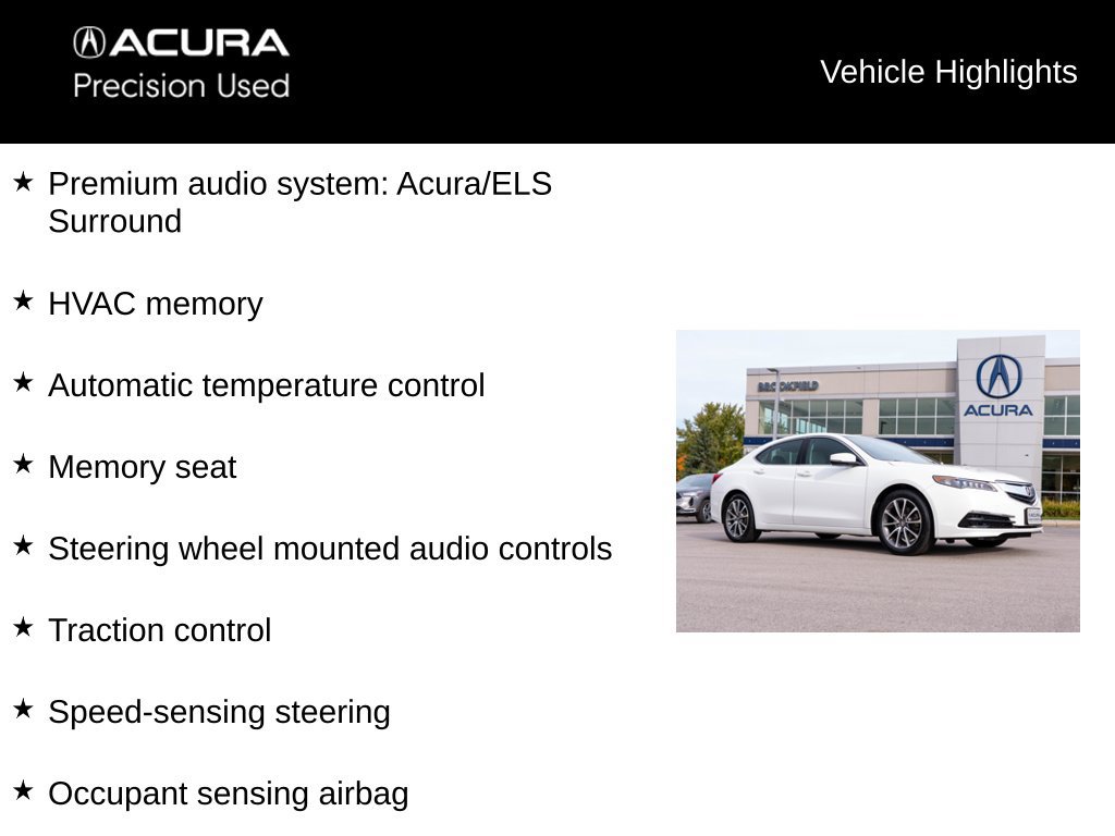 Certified 2017 Acura TLX w/ Technology Package AWD/4WD image 9