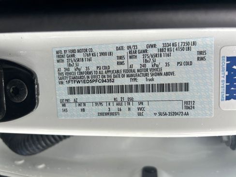 Used 2023 Ford F150 Lariat w/ Trailer Tow Package AWD/4WD image 36