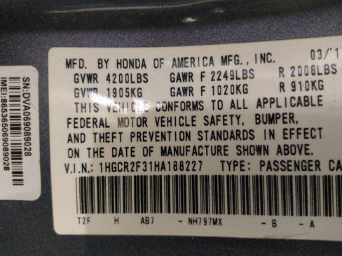 Used 2017 Honda Accord LX image 33