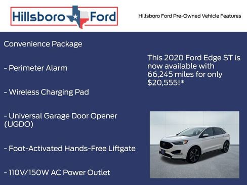 Used 2020 Ford Edge ST w/ Equipment Group 401A image 13